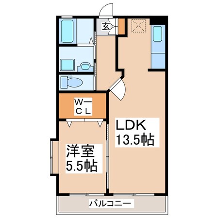 スライブ参番館の物件間取画像